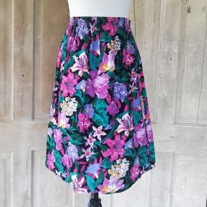 Vintage Floral  Skirt